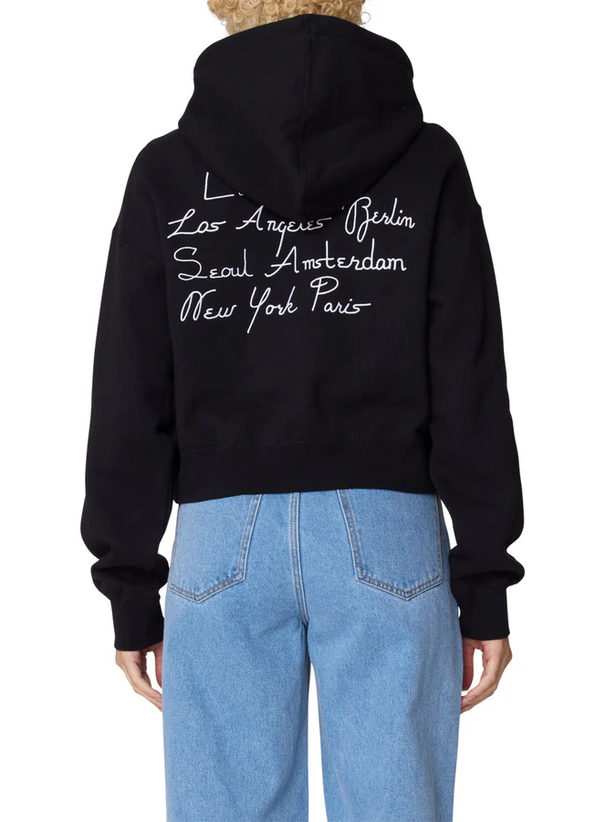 OBEY CITIES CROPPED HOODIE - Tôpette Skateboards & Lifestyle